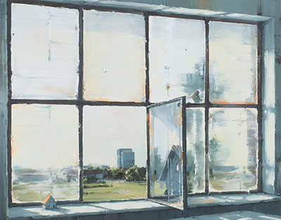 ATELIERFENSTER 2014 150 x 190 cm