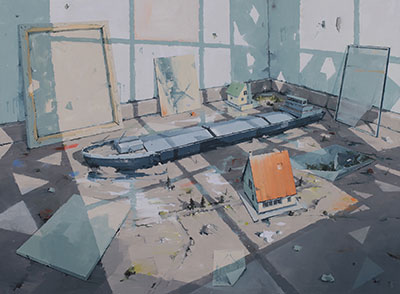 ATELIERECKE 2 2016 140 x 190 cm
