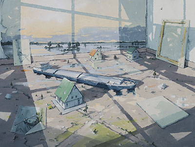 ATELIERECKE 1 2016 160 x 210 cm