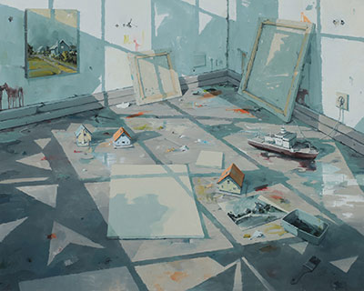 ATELIERECKE 3 2016 160 x 220 cm